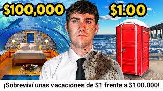 ¡Sobreviví unas vacaciones de 1 frente a 100000Airrack Español [upl. by Abehshtab]