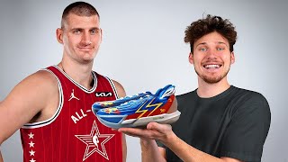 I Surprised NBA AllStars with Custom Shoes [upl. by Yerok576]