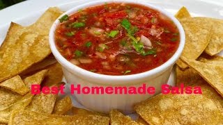 The Best Homemade Salsa Ever [upl. by Anica]