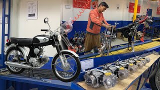 Complete Process of Assembling Ride Star 70cc Motorcycle in a Manufacturing Plant [upl. by Flint]