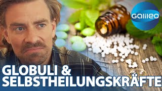 Hokuspokus oder alternative Medizin Wir checken Globuli amp Selbstheilungskräfte Galileo  ProSieben [upl. by Nylatsirk]