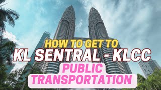 KL Sentral to KLCC by LRT Station  Kuala Lumpur public transportation to KLCC  Travel in Malaysia [upl. by Miner399]