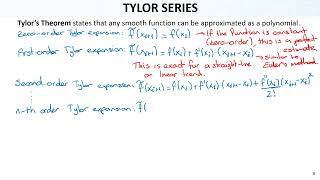 Numerical Methods Lec08 Ch04 Truncation Errors1 Introduction  Taylor Series [upl. by Donohue192]