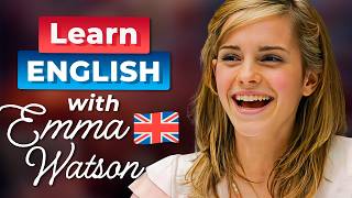 Learn English with EMMA WATSON — Funny Interview [upl. by Earle]