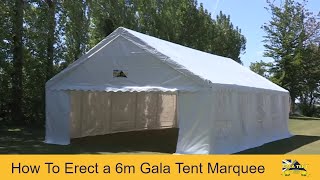 6m x 10m PVC Gala Tent Garden Marquee – HeavyDuty Waterproof amp Built to Last  Gala Tent UK [upl. by Akehsay]