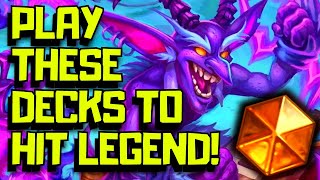 Best Hearthstone Decks Before The New Expansion [upl. by Mindi]