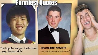 Funniest Senior Yearbook Quotes [upl. by Lorrin]