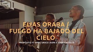 Elías Oraba En El Monte Carmelo  Fuego Ha Bajado Del Cielo Propósito Ft April Grace Jaspe [upl. by Aneeles]