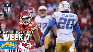 Los Angeles Chargers vs Kansas City Chiefs  2023 Week 7 Game Highlights [upl. by Ozzy]