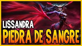 SKIN de Lissandra PIEDRA de SANGRE  League of Legends [upl. by Hallett]