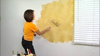 2Color Faux Painting Instruction by The Woolie How To Paint Your Walls FauxPainting [upl. by Arema907]