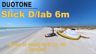 Is the Duotone Slick DLab 6m any good in very light wind [upl. by Tekcirc500]