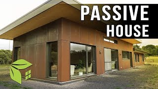 CLT PassivHaus more air tight than a standard home with a window left open [upl. by Saloma]