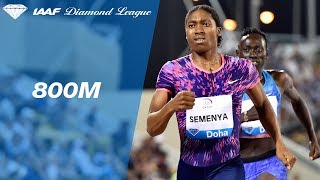 Caster Semenya dominates the field at the Womens 800m  IAAF Diamond League Doha 2017 [upl. by Haleemak]