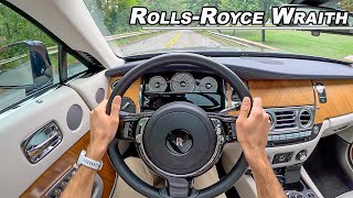 Living With the RollsRoyce Wraith  370000 V12 Coupe Daily Driver POV Binaural Audio [upl. by Anwadal]