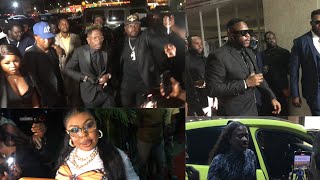 Watch the Arrival of Shatta Wale Medikal and Fela at the planning and plotting album listening [upl. by Syxela]