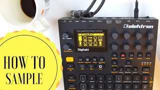 Digitakt – How to sample Beginner Friendly Tutorial [upl. by Zetnwahs898]