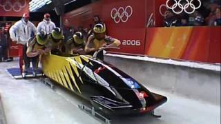 Bobsleigh  Mens FourMan  Turin 2006 Winter Olympic Games [upl. by Roy454]