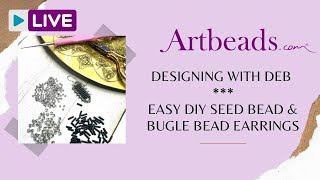 Designing with Deb Easy DIY Seed Bead amp Bugle Bead Earrings [upl. by Gertie]