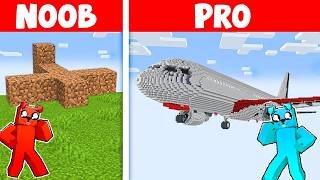 OSZUKUJE w BUDOWANIU Samolotu w Minecraft ✈️ [upl. by Seditsira]