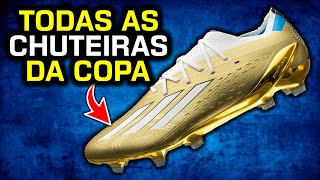 Melhores chuteiras Copa do Mundo 2022 🏆  A chuteira do Messi é a mais bonita [upl. by Bello]