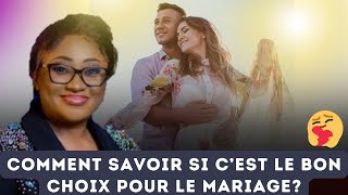 Comment savoir si c’est le bon choix pour le mariage Pasteur Joelle Kabasele [upl. by Nyladnewg]