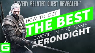 The Witcher 3  How to Get the BEST SWORD  AERONDIGHT SILVER SWORD [upl. by Ivets978]