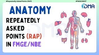 FMGE 2024 Essential Repeatedly Asked Points for Top Scores  RAP  Anatomy  DMA Chennai [upl. by Aiciruam]