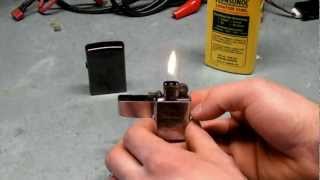 How to Fill a Zippo Lighter [upl. by Akinad]