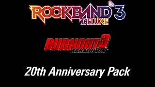 Burnout 3 Takedown 20th Anniversary Pack Rock Band 3 Custom Trailer [upl. by Ynaffyt318]