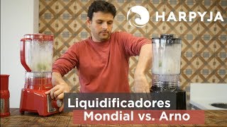 Comparativo de liquidificadores  Mondial L1000 vs Arno Power Max 1000 [upl. by Ruhtracm882]