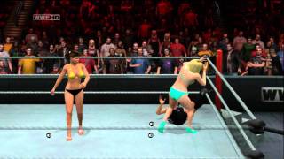 SvR 2011 Diva Bikini Bash Match 10 Kid Elite vs SPECTRE1x9 vs Nightowl83 [upl. by Yk283]