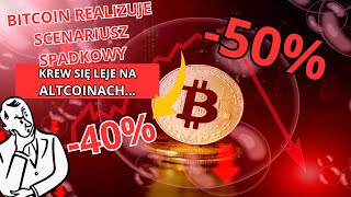 Spadki Na Bitcoinie Zgodnie z Analizą Spadki na Altcoinach sie nie zatrzymują [upl. by Eirlav]