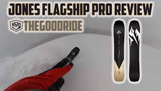 Jones Flagship Pro 2025 Snowboard Review [upl. by Agace]