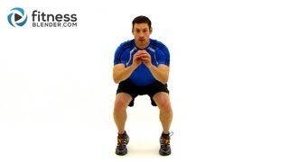 30 Minute Ski Conditioning Workout  Fitness Blender Strength and Cardio Training [upl. by Nossila]