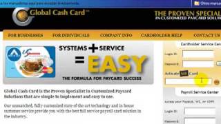 Como Activar mi Tarjeta Global Cash Card en 2plus7 [upl. by Dorin]