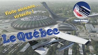 Le Québec avec Flight Simulator [upl. by Ymmot]