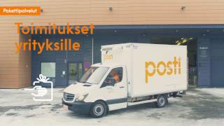 Posti Pakettipalvelut  Hyödyt yritysasiakkaalle [upl. by Eisej]