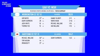 Garstang CC 1st XI v Workington CC 1st XI [upl. by Ellary]