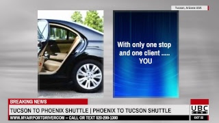 Tucson to Phoenix Airport Shuttle Door to Door Car Service [upl. by Jeni]