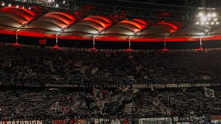 Frankfurt Fans Celebrations Eintracht Frankfurt vs Bayern Munich 51 at Deutsche Bank Park Germamy [upl. by Berga509]