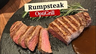 Perfektes Steak Dry Aged Rumpsteak im Tefal OptiGrill [upl. by Staffard]