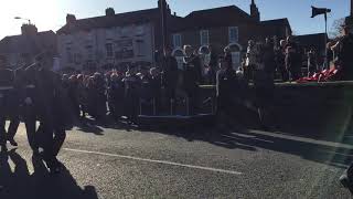 Northallerton Remembrance Parade 2017 [upl. by Brodench]