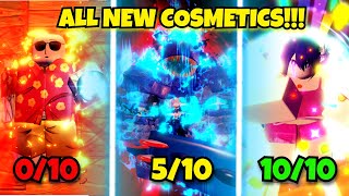 RATING AND SHOWCASING ALL NEW SUMMER COSMETICS Anime Last Stand [upl. by Nance]