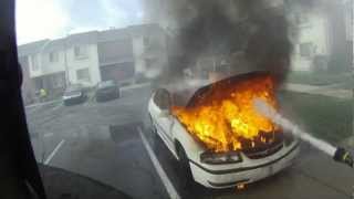 How to quickly and Professionally extinguish a car fire [upl. by Michella]