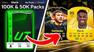 20x 100K PACKS amp 50K PACKS 🤯 FC 25 Ultimate Team [upl. by Sanoy]