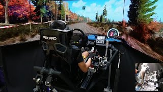 INSANE Sim Setup  6 DOF Sim Motion  Simucube 2 Ultimate  Triple 65quot TVs  Simcoaches  DiRT Rally [upl. by Hen]