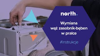 Naprawa pralki Jak wymienić wąż zasobnikbęben w pralce  Northpl [upl. by Cand156]