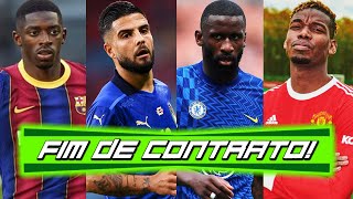 Jogadores quotBADALADOSquot que estão em fim de contrato na EUROPA e ficam livres em 2022 [upl. by Legnaleugim60]