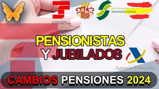 🦋 ¡ATENTOS pensionistas y jubilados VAN A RECIBIR UNA CARTA de la Seguridad Social PENSIONES 2024 [upl. by Ramaj489]